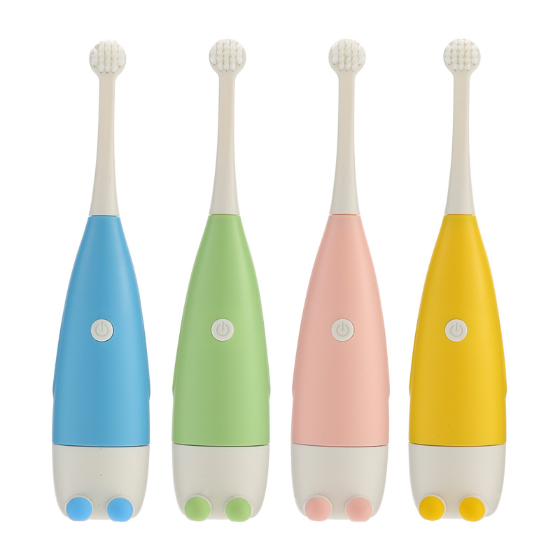 Popular Household Children&#039;s Electric Toothbrush Cartoon Soft-Bristle Toothbrush Cleaning Teeth Electric Brushing Gift Wholesale