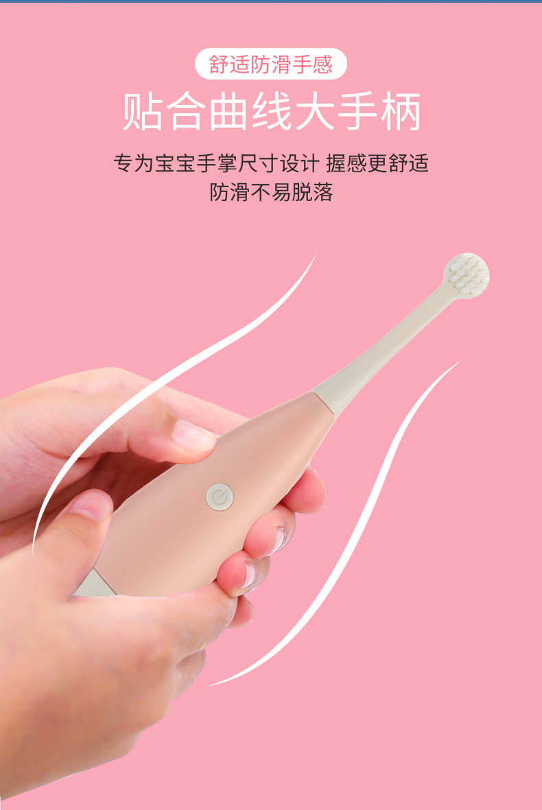 Popular Household Children's Electric Toothbrush Cartoon Soft-Bristle Toothbrush Cleaning Teeth Electric Brushing Gift Wholesale