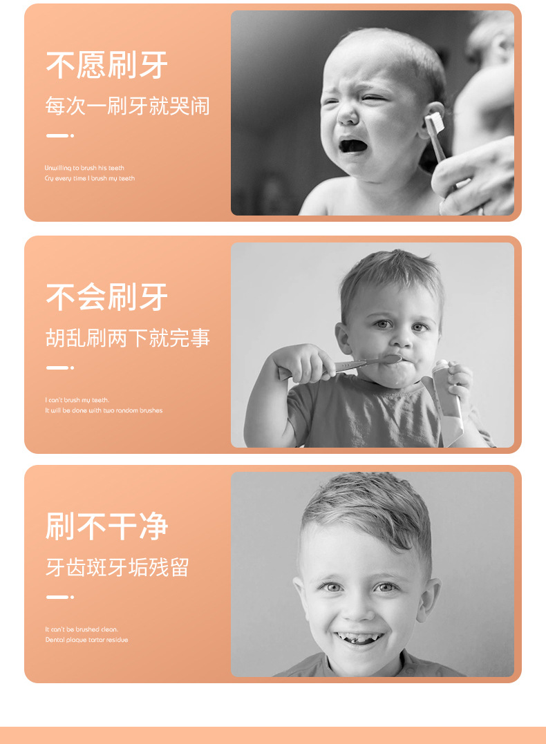 New Manual Children's U-Shaped Toothbrush Silicone Toothbrush Baby in the Mouth Oral Cleaning Full Silicone U-Shaped Toothbrush