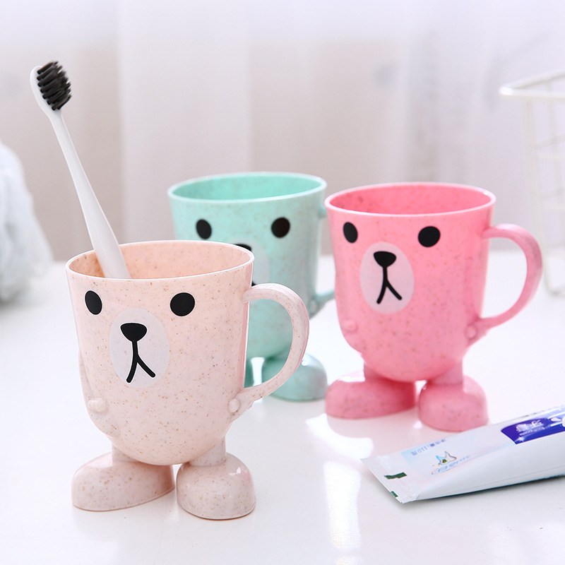Toothbrush Cup for Children Cartoon Gargle Cup Cute Baby Cup Cup Creative Drop-Resistant Little Boy Girl Toothbrush Cup