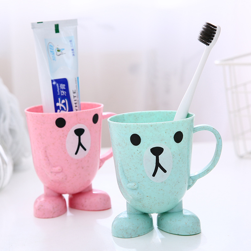 Toothbrush Cup for Children Cartoon Gargle Cup Cute Baby Cup Cup Creative Drop-Resistant Little Boy Girl Toothbrush Cup