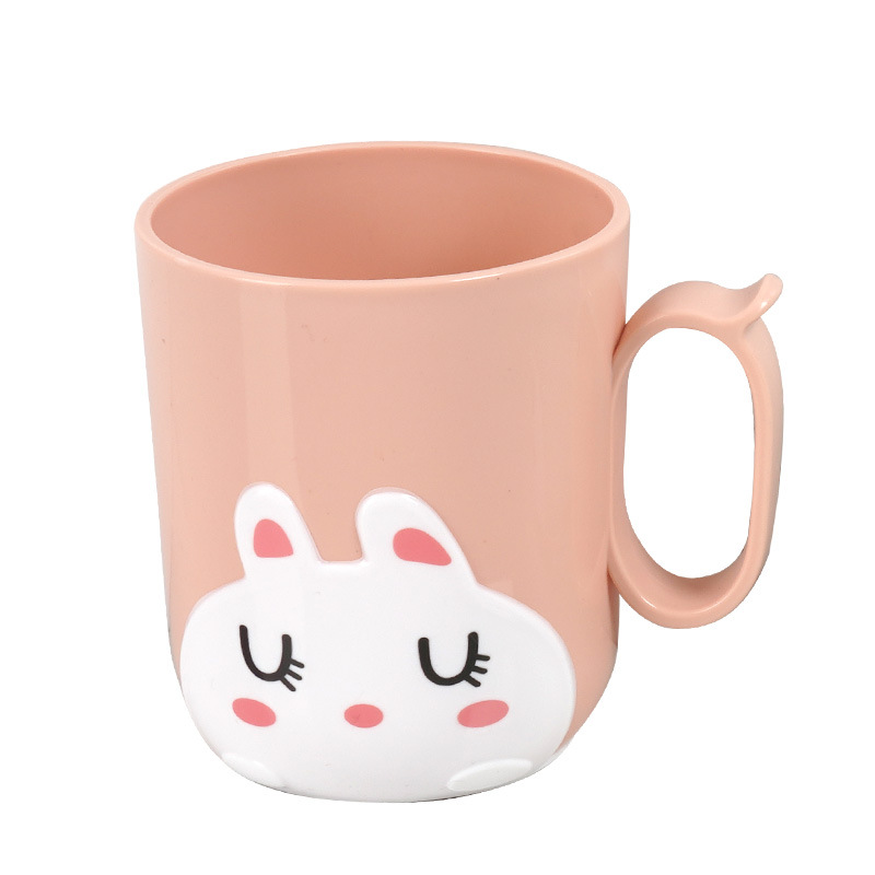 mouthwash cup thickened cartoon brushing cup children drinking cup toothbrush holder wash gargle cup 3 colors optional