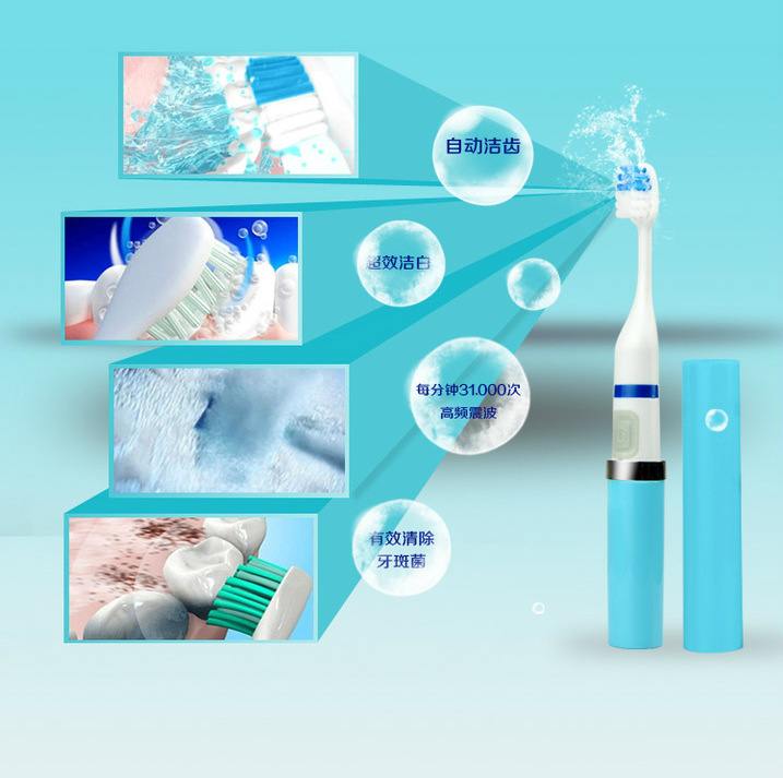 Export OEM Adult and Children Toothbrush Gift Battery Sonic Electric Toothbrush Factory Direct Sales