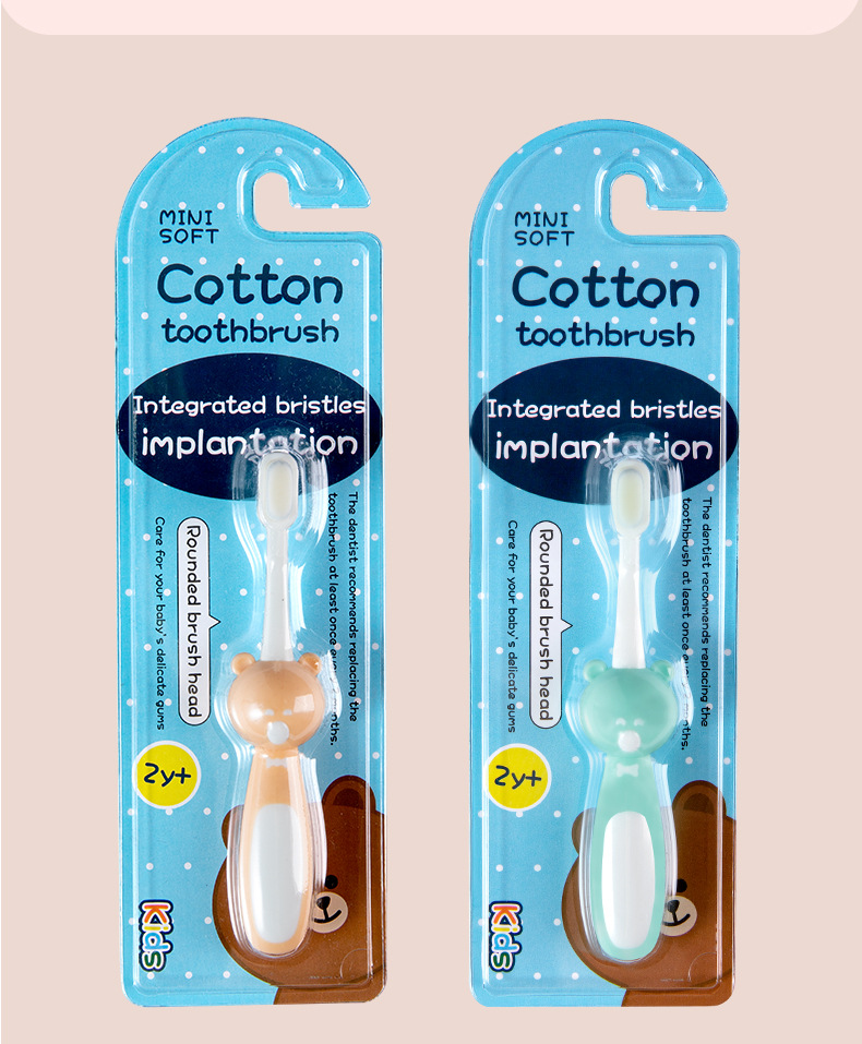 Bear Children's Universal Hair Toothbrush Single 2-10 Years Old Infants Baby Soft-Bristle Toothbrush Factory in Stock Wholesale Bear Children's Universal Hair Toothbrush Single 2-10 Years Old Infants Baby Soft-Bristle Toothbrush Factory in Stock Wholesale