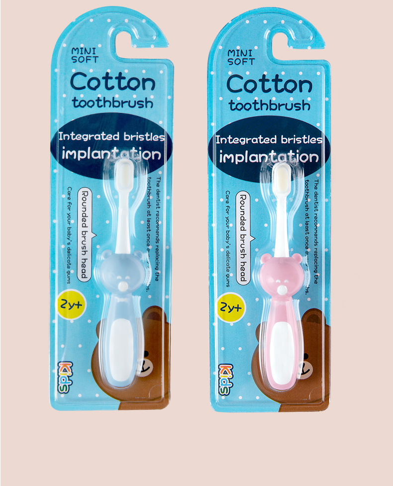 Bear Children's Universal Hair Toothbrush Single 2-10 Years Old Infants Baby Soft-Bristle Toothbrush Factory in Stock Wholesale Bear Children's Universal Hair Toothbrush Single 2-10 Years Old Infants Baby Soft-Bristle Toothbrush Factory in Stock Wholesale