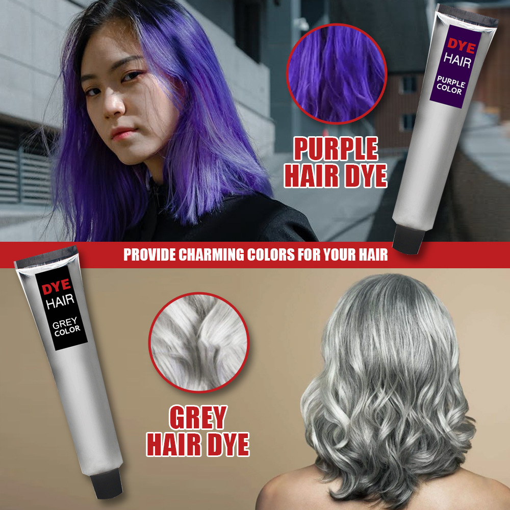 Hair Dye Plant Pure Home Hair Hair Dye Granny Grey Hair Color Cream Natural 2020 Popular Color