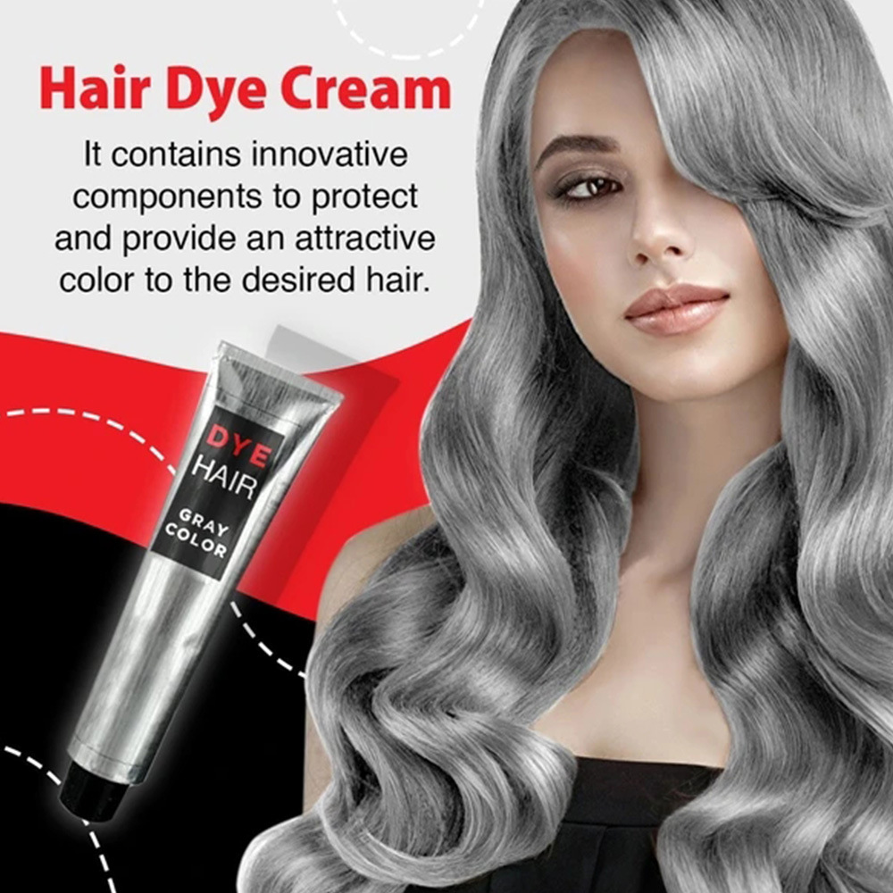 Hair Dye Plant Pure Home Hair Hair Dye Granny Grey Hair Color Cream Natural 2020 Popular Color