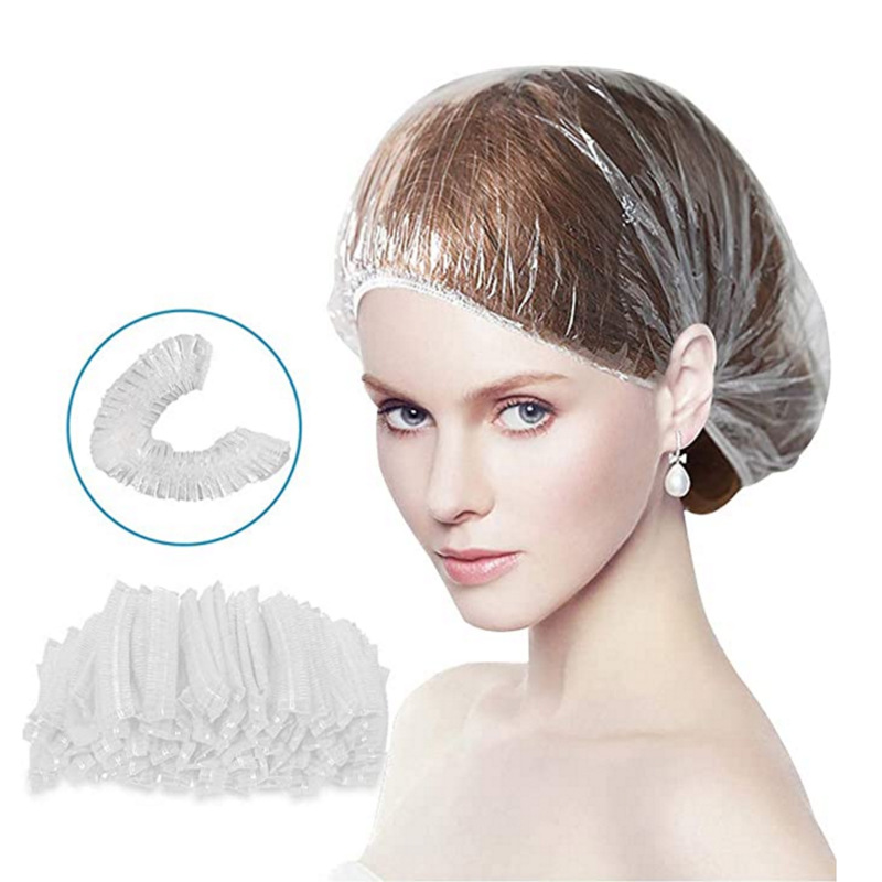 Plastic waterproof disposable shower cap, oil treatment cap, hair dye cap, shampoo shower cap bar Plastic waterproof disposable shower cap, oil treatment cap, hair dye cap, shampoo shower cap bar