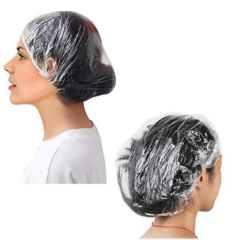 Plastic waterproof disposable shower cap, oil treatment cap, hair dye cap, shampoo shower cap bar Plastic waterproof disposable shower cap, oil treatment cap, hair dye cap, shampoo shower cap bar