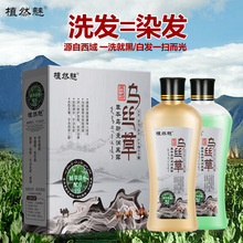 a Colorful Plant Hair Dye Upgraded Version Eighth Generation Chinese Zen Wash Yixihei Hair Dye Water Hair Color Cream