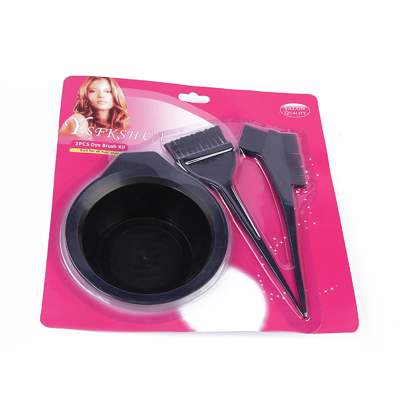 Cross-Border Hair Dye Brush Dyeing Comb Set Hair Treatment Hair Brush Hair Tools Hair Treatment Brush 4-Piece Set in Stock Wholesale