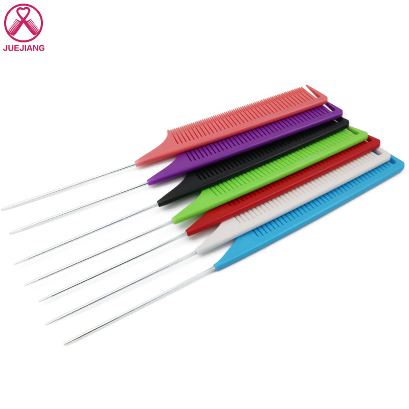 Green Color Highlight Dye Comb Hair Salon Professional Hair Dye Comb High Temperature Resistant AntiStatic Haircut Comb