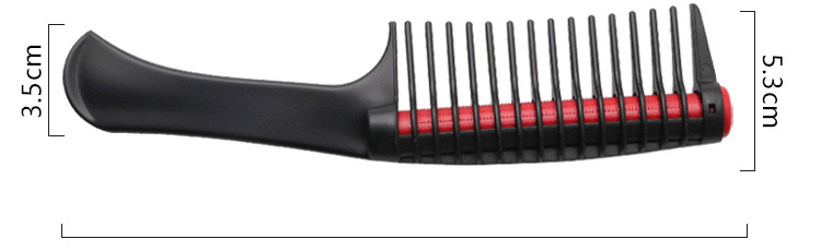 Hair Treatment Style Waxing Hair Dyeing Hair Dye Comb Hair Coloring Brush Plastic Hair Treatment Comb Rolling Heart Comb