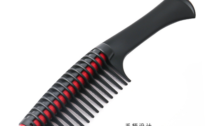 Hair Treatment Style Waxing Hair Dyeing Hair Dye Comb Hair Coloring Brush Plastic Hair Treatment Comb Rolling Heart Comb