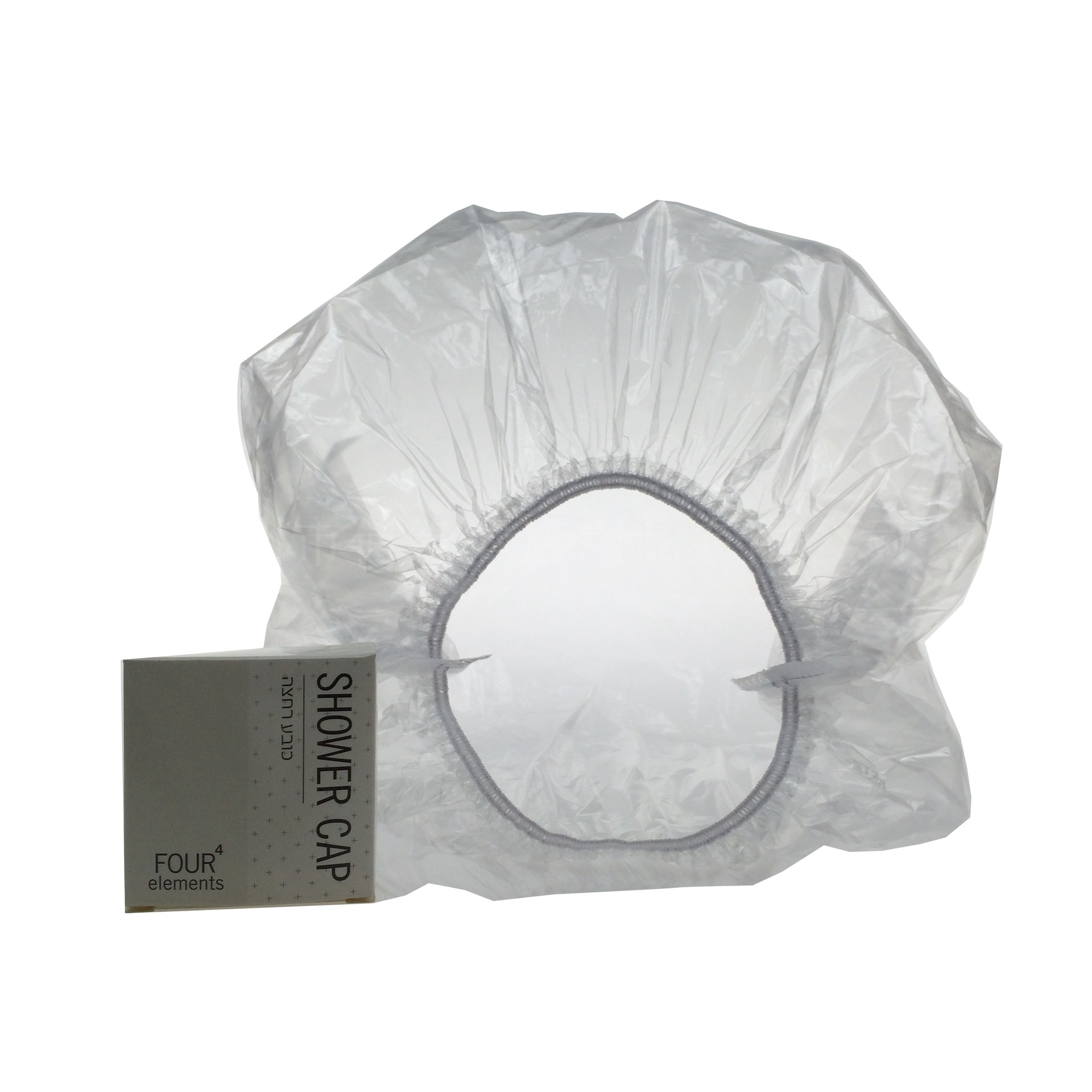 Disposable strip PE bath cap transparent waterproof hair dye plastic bath cap 100 bags spot compressible packaging