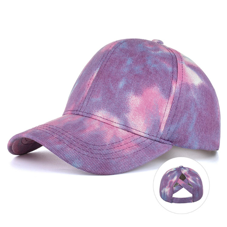 Unisex Tie Dye Baseball Hat Casual Polyester Sports Cap Whol