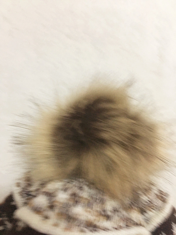 Winter European American Style Knitted Letter Jacquard Warm Women's Hat Plush Lining Big Fur Ball Men's Section-Dye String Hat