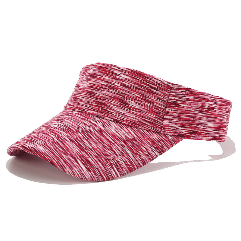 New instagram tie-dye cavity-top hat for ladies in Europe and the us sports sun hat for outdoor outings golf baseball cap without a top
