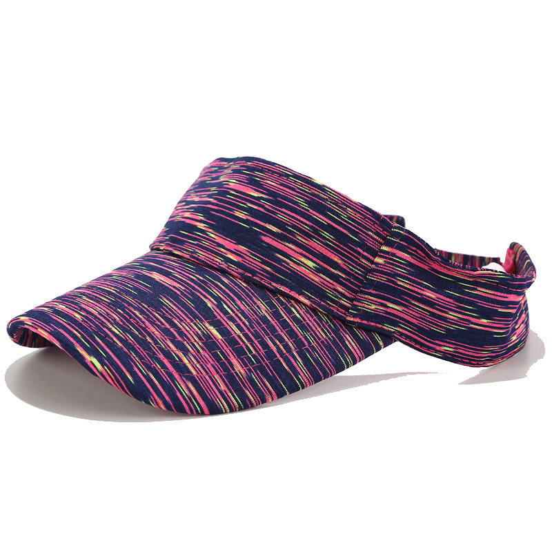 New instagram tie-dye cavity-top hat for ladies in Europe and the us sports sun hat for outdoor outings golf baseball cap without a top