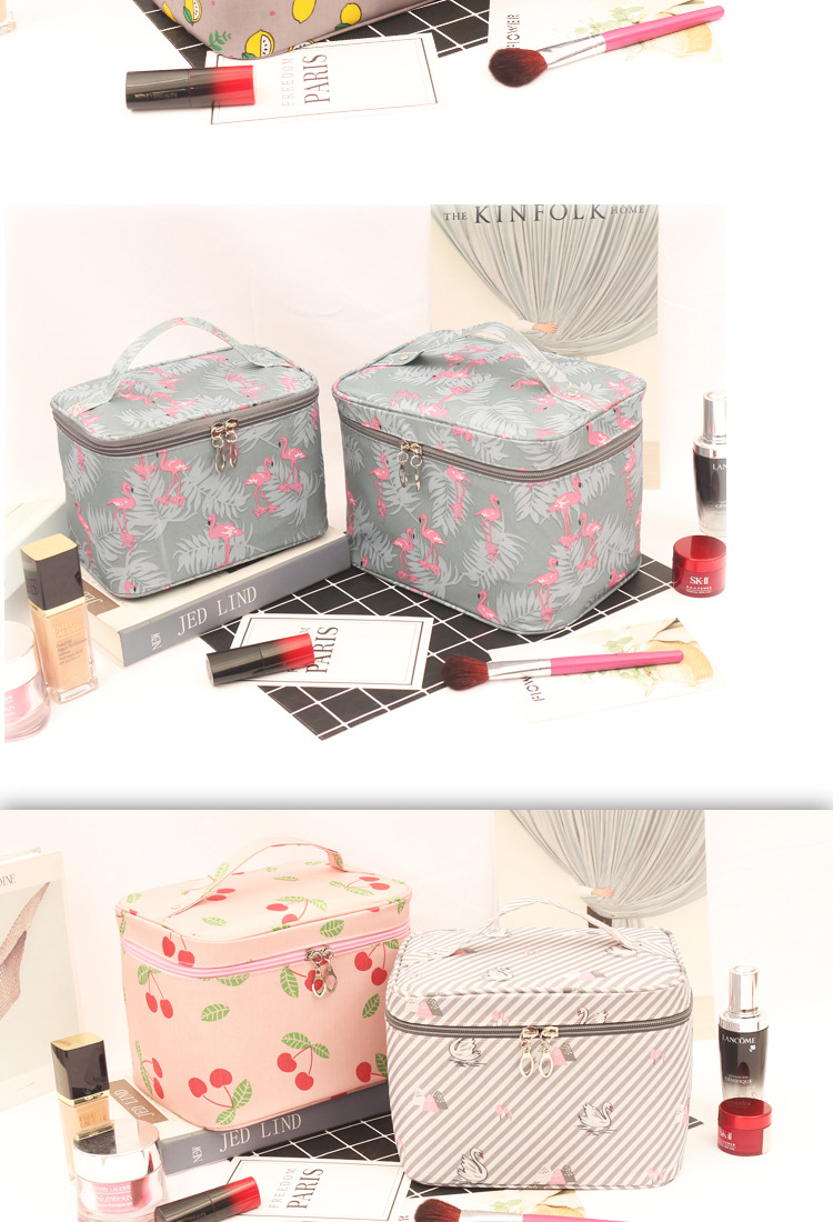 INS Internet Celebrity Small-Size Cosmetic Bag Portable Korean Simple Large Capacity Cosmetic Bag Girl Heart Toiletries Storage Bag INS Internet Celebrity Small-Size Cosmetic Bag Portable Korean Simple Large Capacity Cosmetic Bag Girl Heart Toiletries Storage Bag