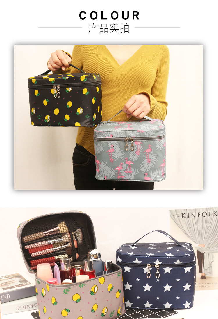 INS Internet Celebrity Small-Size Cosmetic Bag Portable Korean Simple Large Capacity Cosmetic Bag Girl Heart Toiletries Storage Bag INS Internet Celebrity Small-Size Cosmetic Bag Portable Korean Simple Large Capacity Cosmetic Bag Girl Heart Toiletries Storage Bag
