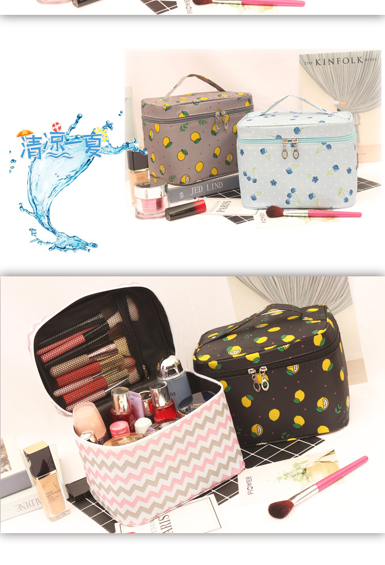 INS Internet Celebrity Small-Size Cosmetic Bag Portable Korean Simple Large Capacity Cosmetic Bag Girl Heart Toiletries Storage Bag INS Internet Celebrity Small-Size Cosmetic Bag Portable Korean Simple Large Capacity Cosmetic Bag Girl Heart Toiletries Storage Bag