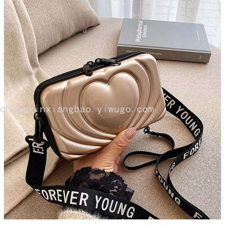 Bag Cosmetic Bag New Women's Bag Shoulder Bag Texture Ins Fashion Simple All-Match Small Square Bag Messenger Bag