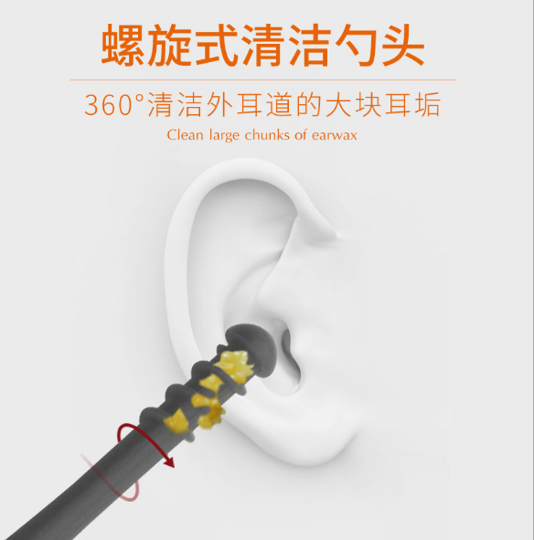 Double-Headed Silicone Ear Pick