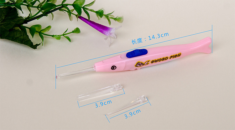 Cartoon Luminous Ear Pick Multi-Functional Xinyan Fish with Light Earpick Ear Pick Grilled Ear Cleaner Digging Earpick Cartoon Luminous Ear Pick Multi-Functional Xinyan Fish with Light Earpick Ear Pick Grilled Ear Cleaner Digging Earpick