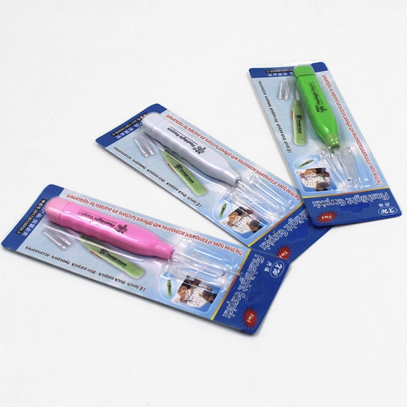 LED Lighting Ear Pick Baby Kids Safe Lighted Ear Wax Stone R