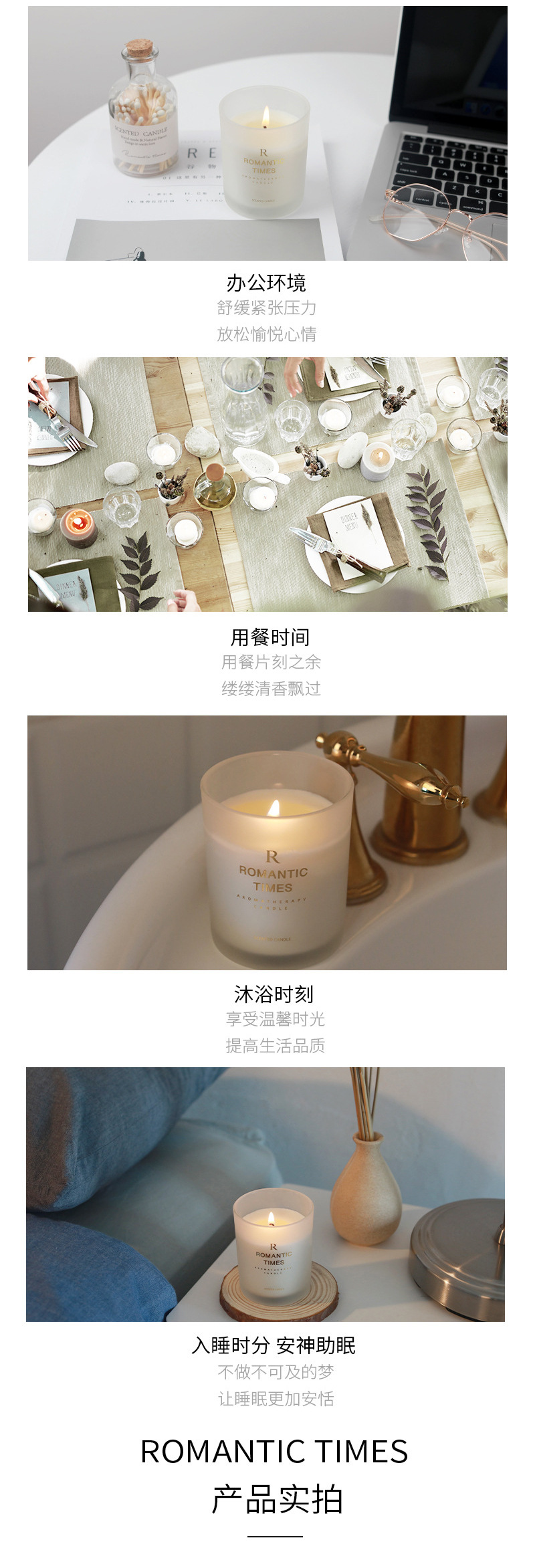 Essential Oil Aromatherapy Candle Household Soy Wax Scented Glass Candle Gift with Hand Ins Fragrance Candle Wholesale