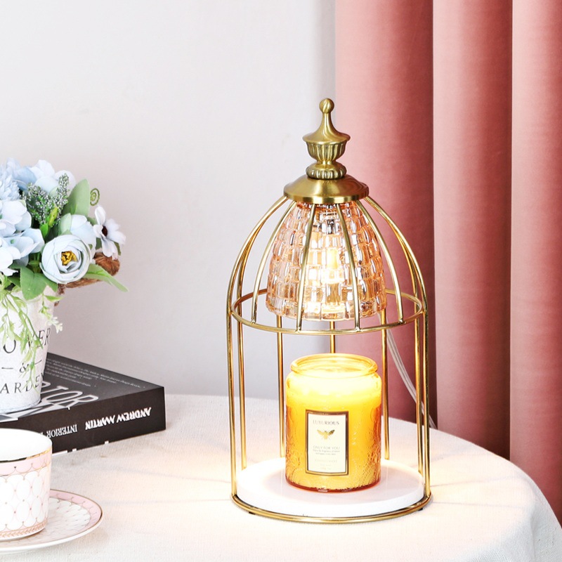 Amazon Dried Shrimp Fragrance Lamp Wax Melting Lamp Candle Essential Oil Table Lamp Bedroom Aromatherapy Furnace Machine Candle Melting Essential Oil Wax Melting Lamp