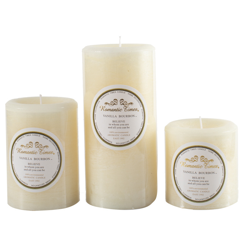 Romantic Candle Natural Organic Essence Oil Deodorant Cylindrical Aromatherapy Candle Wedding Fragrance Candle Small Size