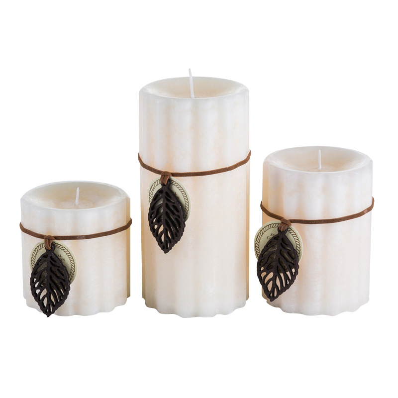 ROMANTIC TIMES Household Natural Organic Essence Oil Deodorant Cylindrical Aromatherapy Candle Wedding Fragrance Candle Large