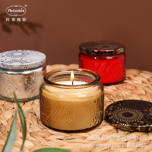 DIY Velvet Mori Style Aromatherapy Candle Ins Creative Style Candle Custom Smoke-Free Soy Wax Fragrance Candle Hotel Style