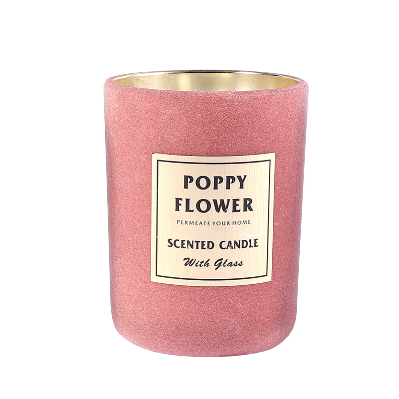 DIY Velvet Mori Style Aromatherapy Candle Ins Creative Style Candle Custom Smoke-Free Soy Wax Fragrance Candle Hotel Style