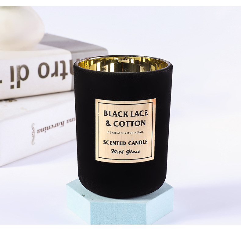 DIY Velvet Mori Style Aromatherapy Candle Ins Creative Style Candle Custom Smoke-Free Soy Wax Fragrance Candle Hotel Style