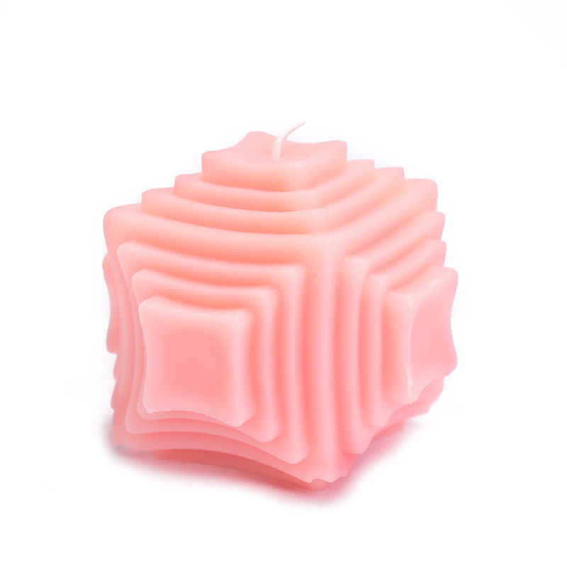 21 New Creative Geometric Fragrance Aromatherapy Candle Light Crafts Hotel Indoor Romantic Atmosphere Decoration Props