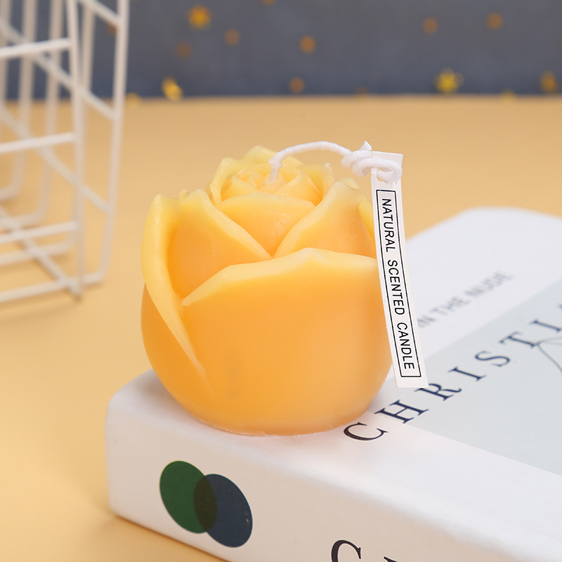 Tulip Candlestick Candle Light Home Ornaments Hotel Fragrance Aromatherapy Romantic Ins Style Atmosphere Gift