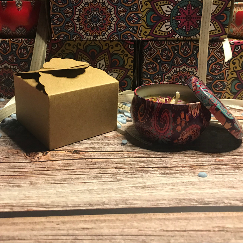 Dried Soy Wax Flower Fragrance Candle Wedding Gift Preserved Fresh Flower Fragrance Long Organic Essence Oil Incense Candle