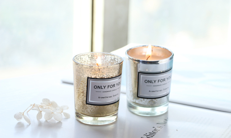 New Generation American Brand Uncovered Electroplating Gift Glass Candlestick Soy Wax Fragrance Aromatherapy Candle Gift New Generation American Brand Uncovered Electroplating Gift Glass Candlestick Soy Wax Fragrance Aromatherapy Candle Gift