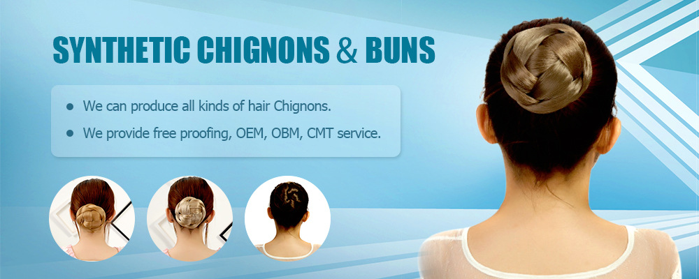 Wig Female Wig Hair Band Matte HighTemperature Fiber Ball Head Bun Hair Bag Rubber Band Curly Hair Band