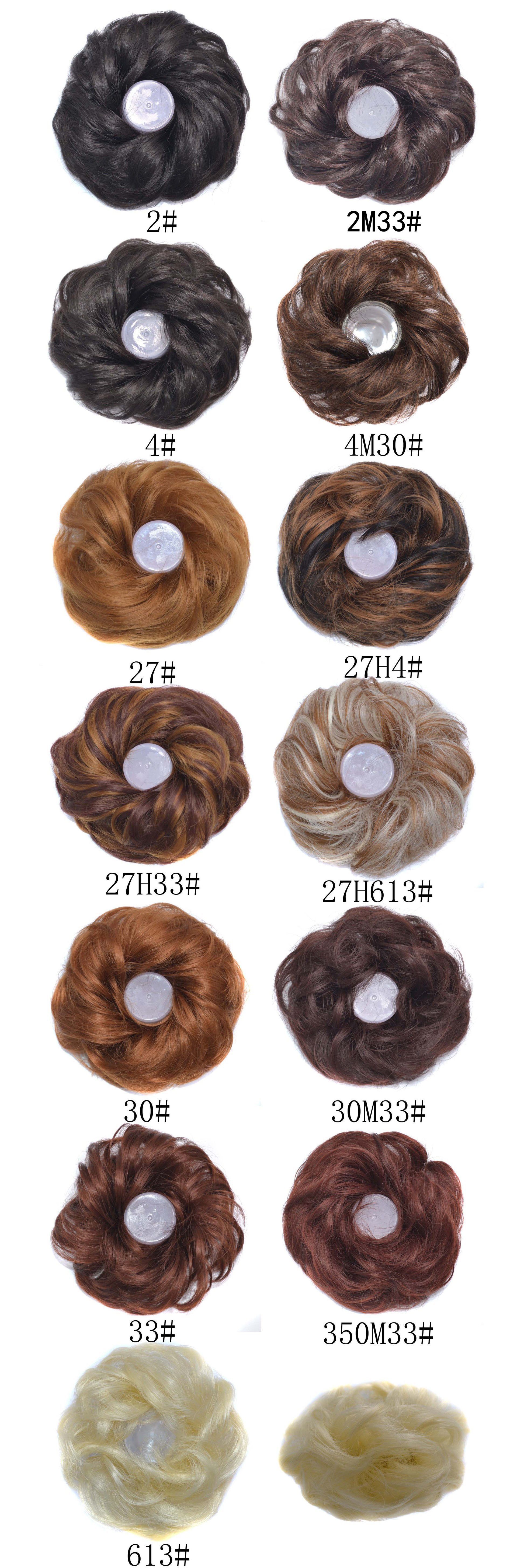 Wig Female Wig Hair Band Matte HighTemperature Fiber Ball Head Bun Hair Bag Rubber Band Curly Hair Band