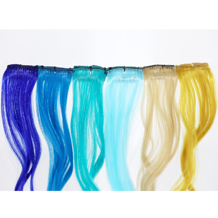 Seamless One Clip Curly Hair Hair Extension One Piece One Card Long Roll Chemical Fiber Hair Wig Female Foreign Trade