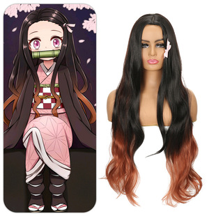 European and American Style Wig Women's Front Lace Chemical Fiber Long Curly Hair Cross-Border New African Small Roll Cross-Border Wig European and American Style Wig Women's Front Lace Chemical Fiber Long Curly Hair Cross-Border New African Small Roll Cross-Border Wig