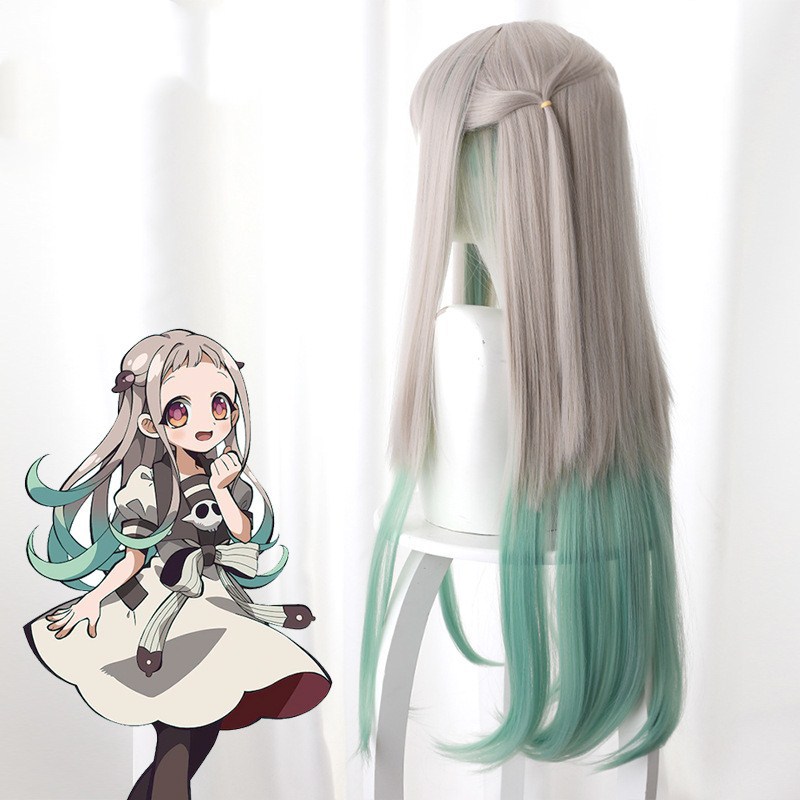 Kimetsu No Yaiba Stove Door Nezuko BA Xun Ningning Cos Anime Long Curly Wig Spot Factory Direct Supply