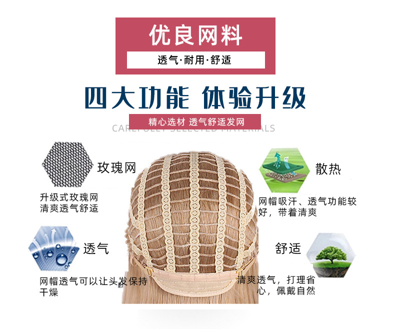2020 Cross-Border New Headscarf Wig European and American Wig Female Long Curly Hair Headband Wig Synthetic Wigs