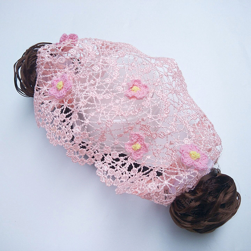 Douyin Online Influencer Same Style Girls' Wig Headdress Children's Bangs Hair Band Flower Bow Tie Curly Wig Hair Band