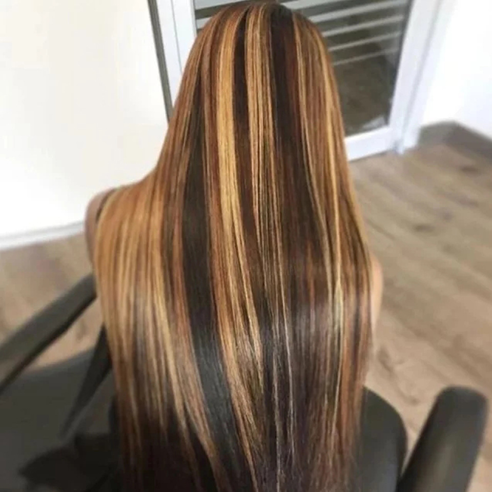 2020 Foreign Trade New Wig MidLength Dyed Gradient Long Straight Hair HighTemperature Fiber Rose Net Wig Whole