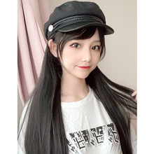 Natural Tie-Type Dyed Long Hair Braid Long Ponytail Women's Big Wave Curly Hair Wig Women's High Ponytail Wig